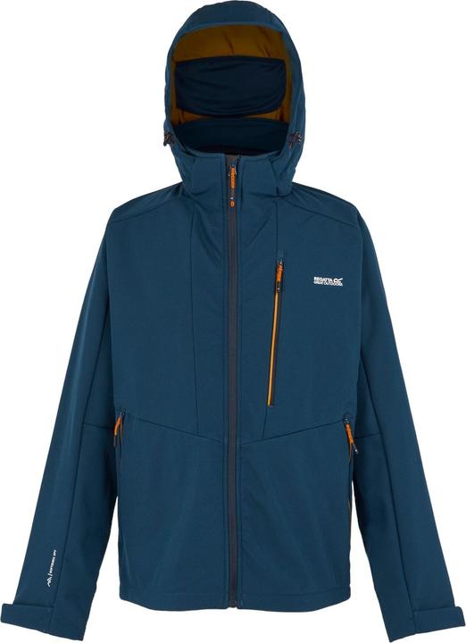 Actual product image Regatta Mens Hewitts X Colour Block Soft Shell Jacket (L)