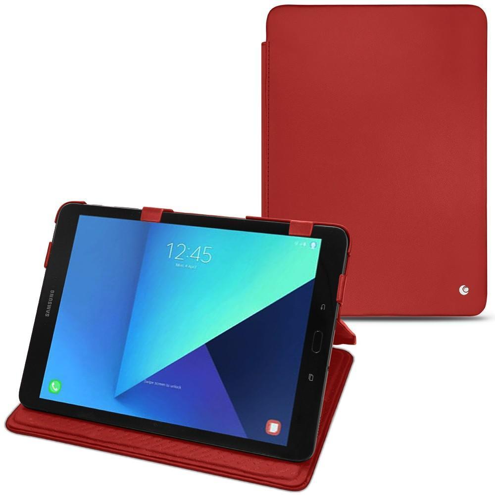 Noreve Lederschutzhülle horizontal (Galaxy Tab S3 9.7 (2017)), Tablet Hülle, Rot