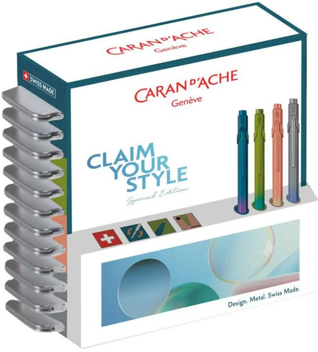 Immagine prodotto Caran d'Ache 849 Rivendica il tuo stile 5 (Blu, Viola, 12x)