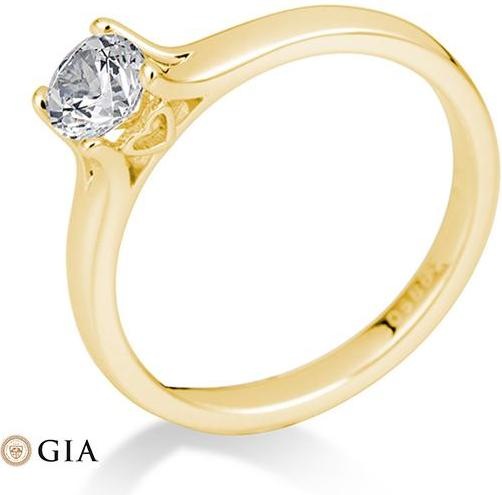 Actual product image Breuning 4 prong set from 0.40 ct. (50, 585/14 K Gold)