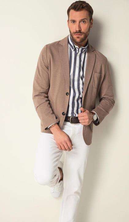 Produktbild JP1880 Sweat-Sakko, Business, Flamm-Sweat, Revers, aufgesetzte Taschen (XXL)