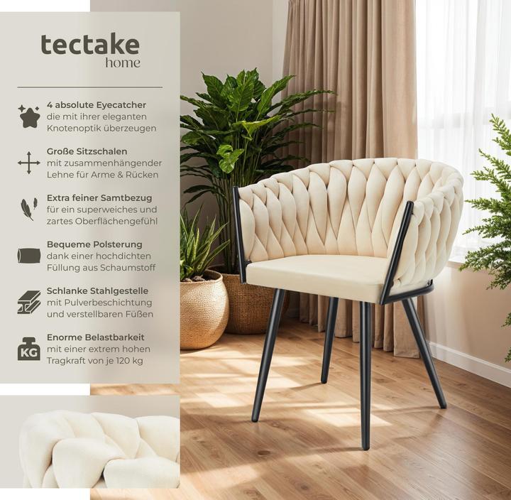 Produktbild tectake Astano Samt