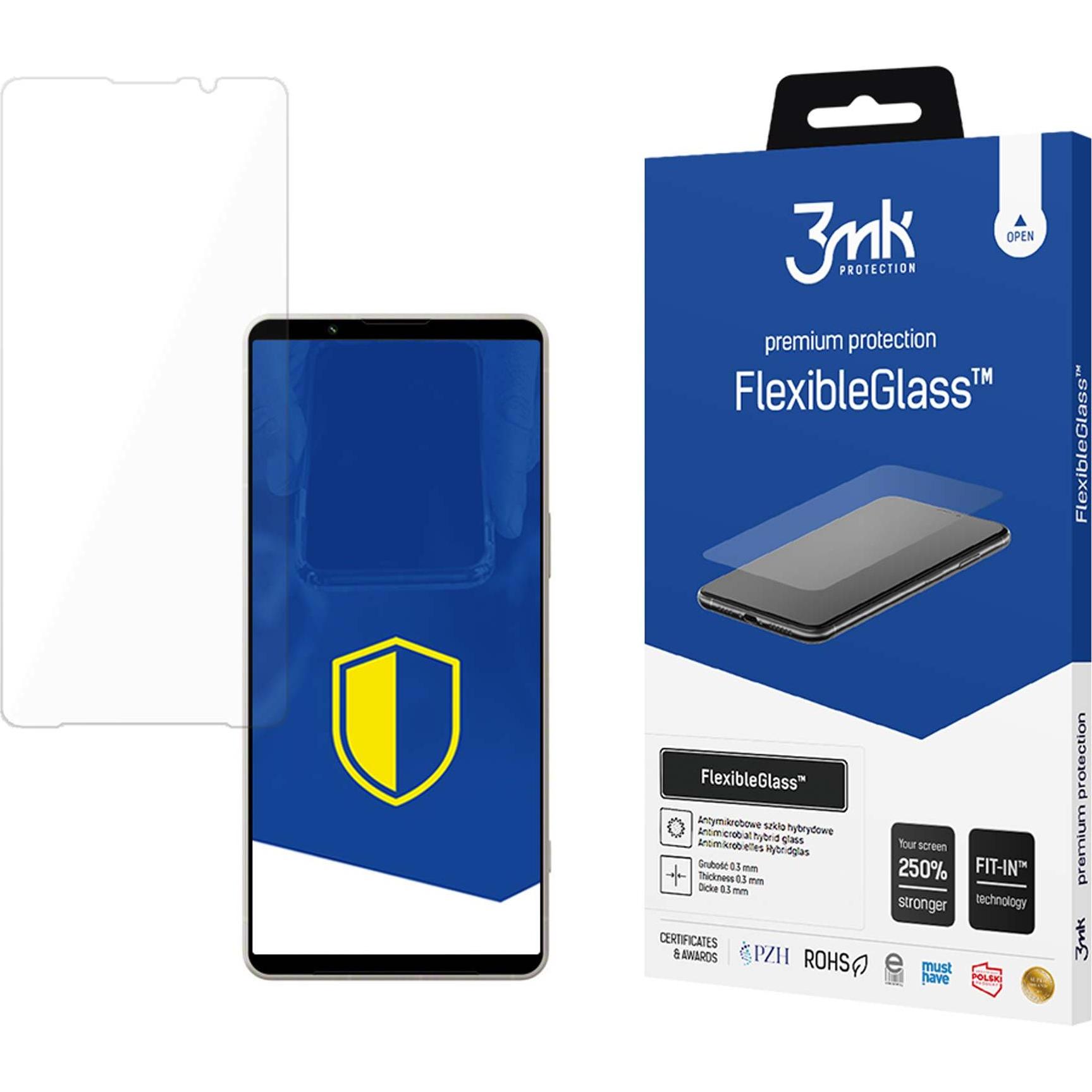 3MK FlexibleGlass Sony Xperia 1 VI Szkło Hybrydowe (1 Stück, Sony Xperia 1 VI), Smartphone Schutzfolie