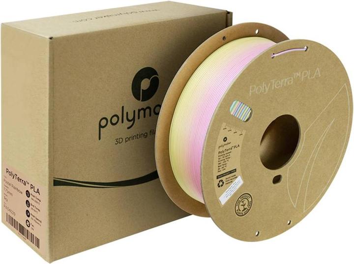 Image du produit Polymaker Polyterra PLA (1.75 mm, 1 kg) (PLA, 1.75 mm, 1000 g, Multicolore)