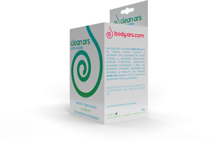 Actual product image Body ars Einzeldosis Hygienische Tücher 20 Einheiten. (Intimate wipes)
