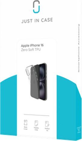 Actual product image Just in Case TPU Back Cover Transparent Apple iPhone 16 (Apple iPhone 16)