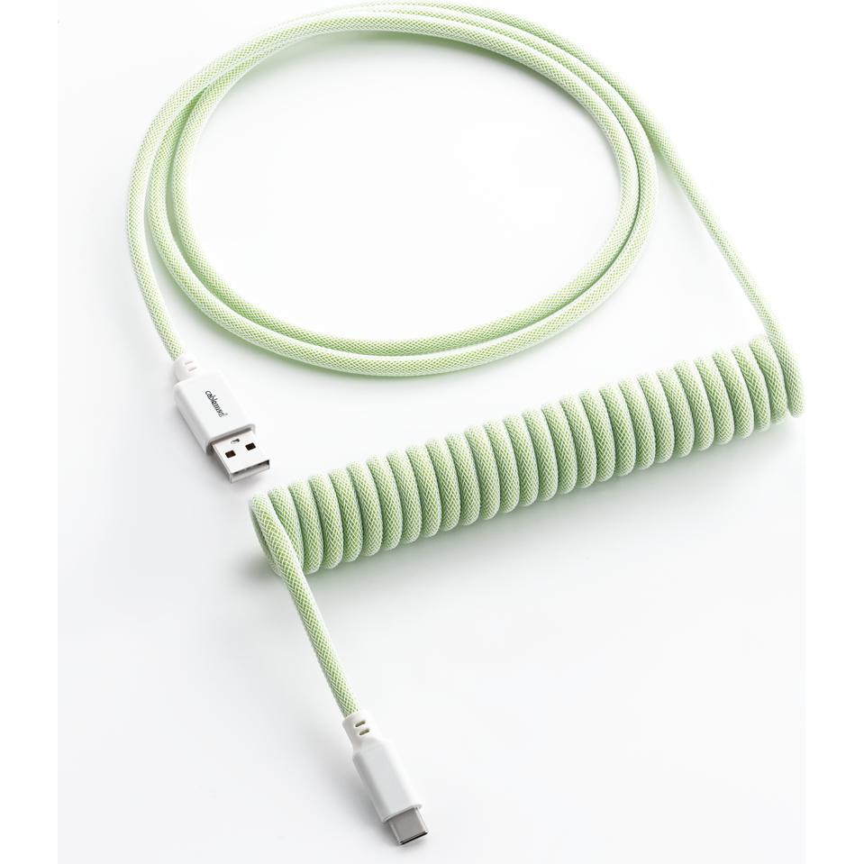 CableMod Classic Coiled Keyboard Cable USB-C zu USB Typ A, Lime Sorbet (1.50 m, USB 2.0), USB Kabel