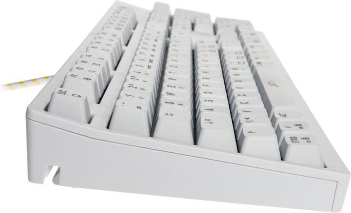 Actual product image CHERRY xtrfy K2 for gaming, Kailh Red - RGB-LED - White (DE, Cable)