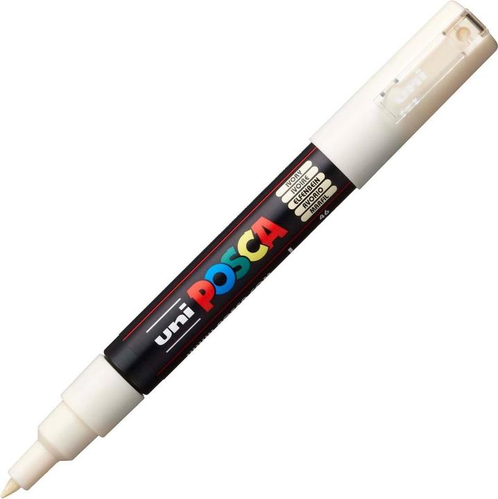 Produktbild Posca Extra Fine Marker PC-1M (Elfenbein (608), 0.70 mm, 1 x)