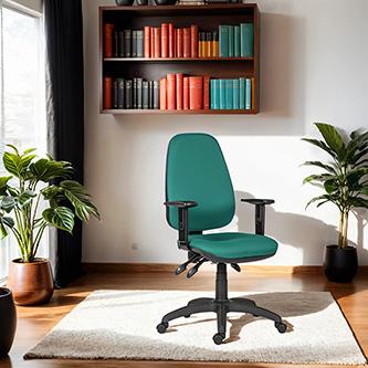 Produktbild Powerton ERGO ANNA Ergonomischer Bürostuhl, Türkis (43 - 55 cm)