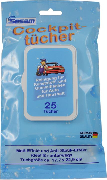 Produktbild Merinos Cockpitplfeger (1 x 25 Stk.)