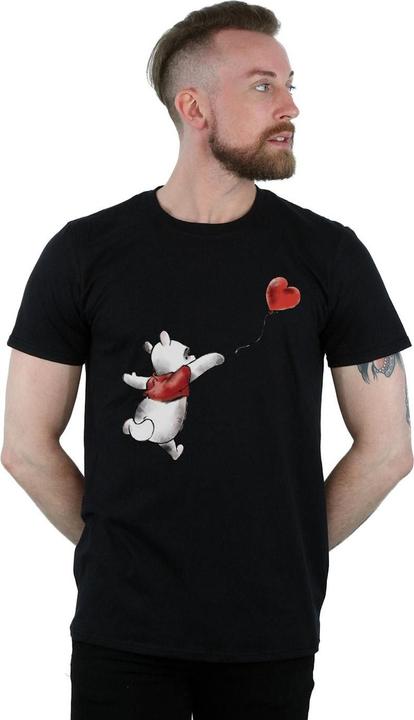 Immagine prodotto Winnie the Pooh Maglietta da uomo in cotone con palloncini (L)