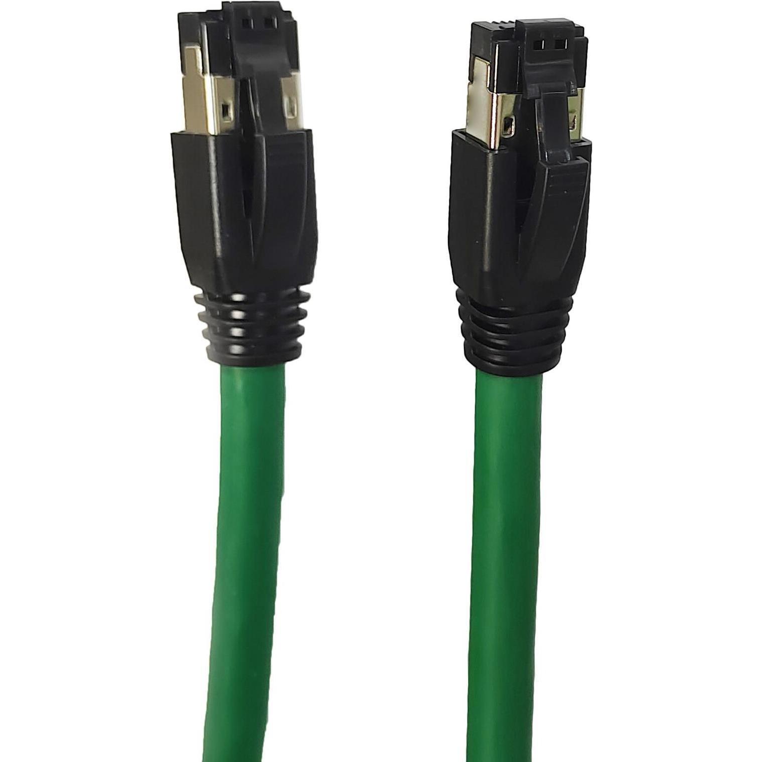 Thumbnail - MicroConnect CAT8.1 S/FTP 0,50m Green LSZH (S/FTP, CAT8.1, 0.50 m), Netzwerkkabel