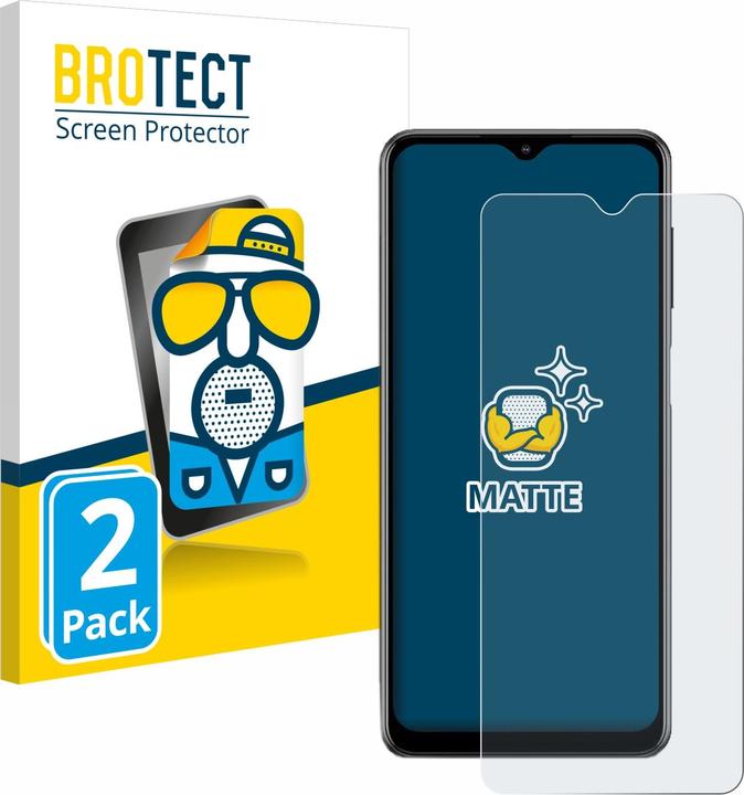 Actual product image BROTECT Anti-glare screen protector matt (2 Piece, Samsung Galaxy M12)
