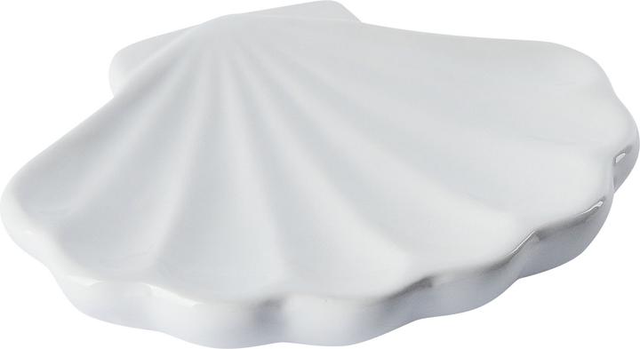 Productafbeelding Beliani Badkamerset 3-delig Keramisch Wit Schelp