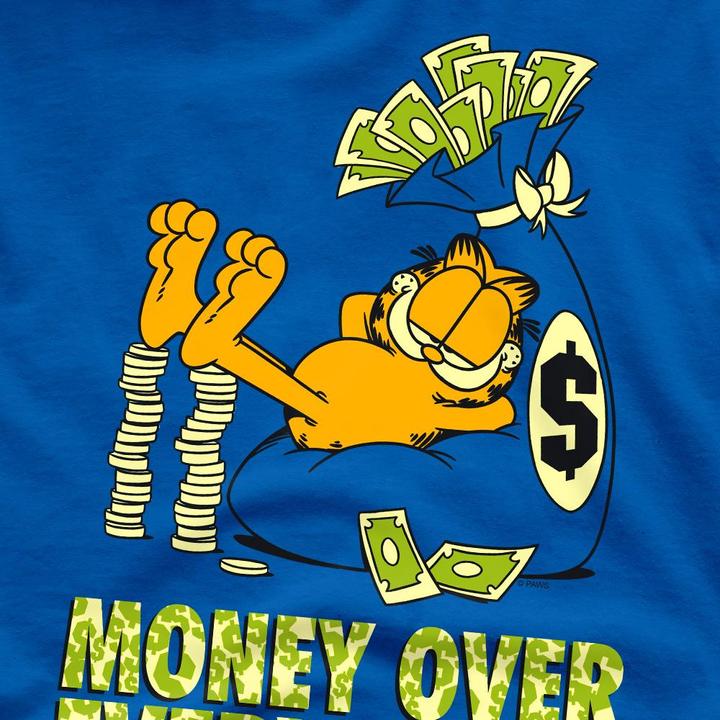 Immagine prodotto Garfield Money Is Everything Maglietta Uomo (L)