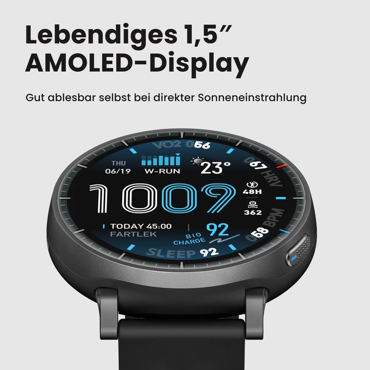 Produktbild Amazfit Active Max Black, W2556GL1N