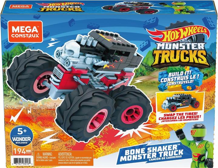 Actual product image Mega Construx Monster Trucks- Bone Shaker
