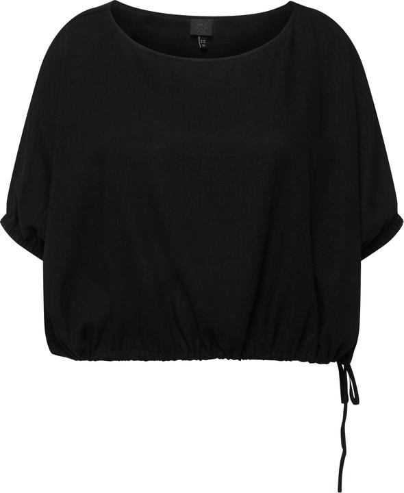Produktbild Ulla Popken Bluse, Leinenmix, Oversized, U-Boot-Ausschnitt, Halbarm (58)