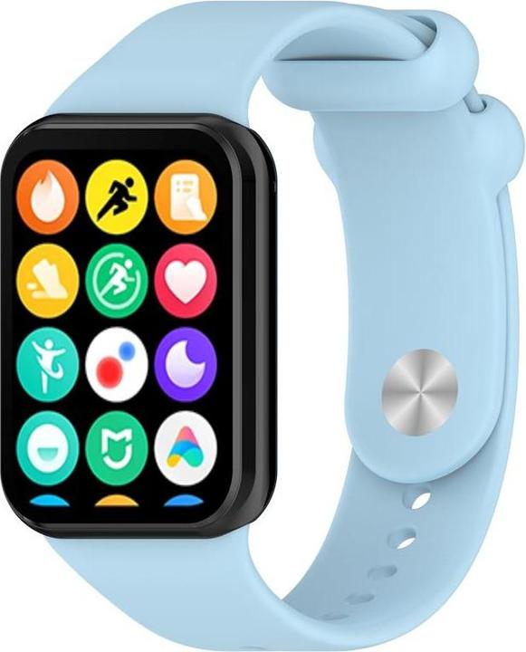 Actual product image OEM Mi Band 8 Pro / M8 Pro Silikonarmband (4), HELLBLAU (Silicone)