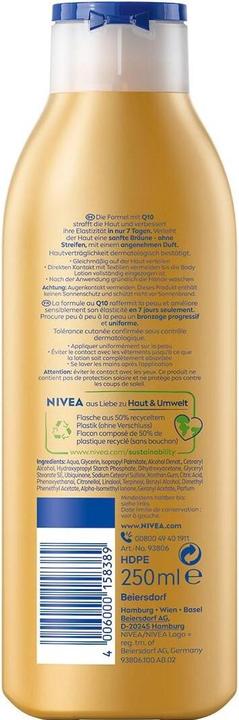 Immagine prodotto NIVEA Q10 Straffend + Bräunend (Lozione corpo, 250 ml)