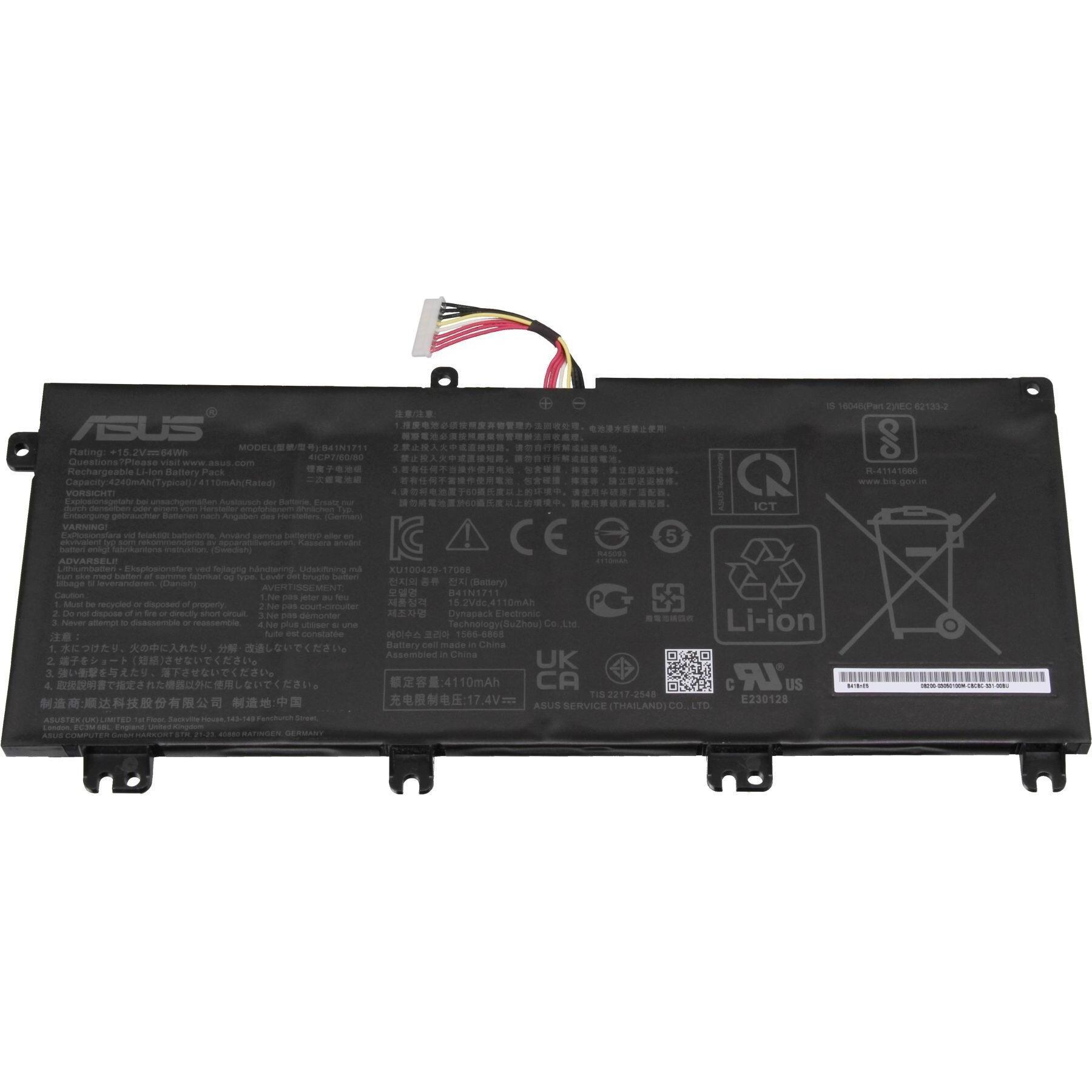 ASUS 0B200-03050000 (4 Zellen, 4240 mAh), Notebook Akku