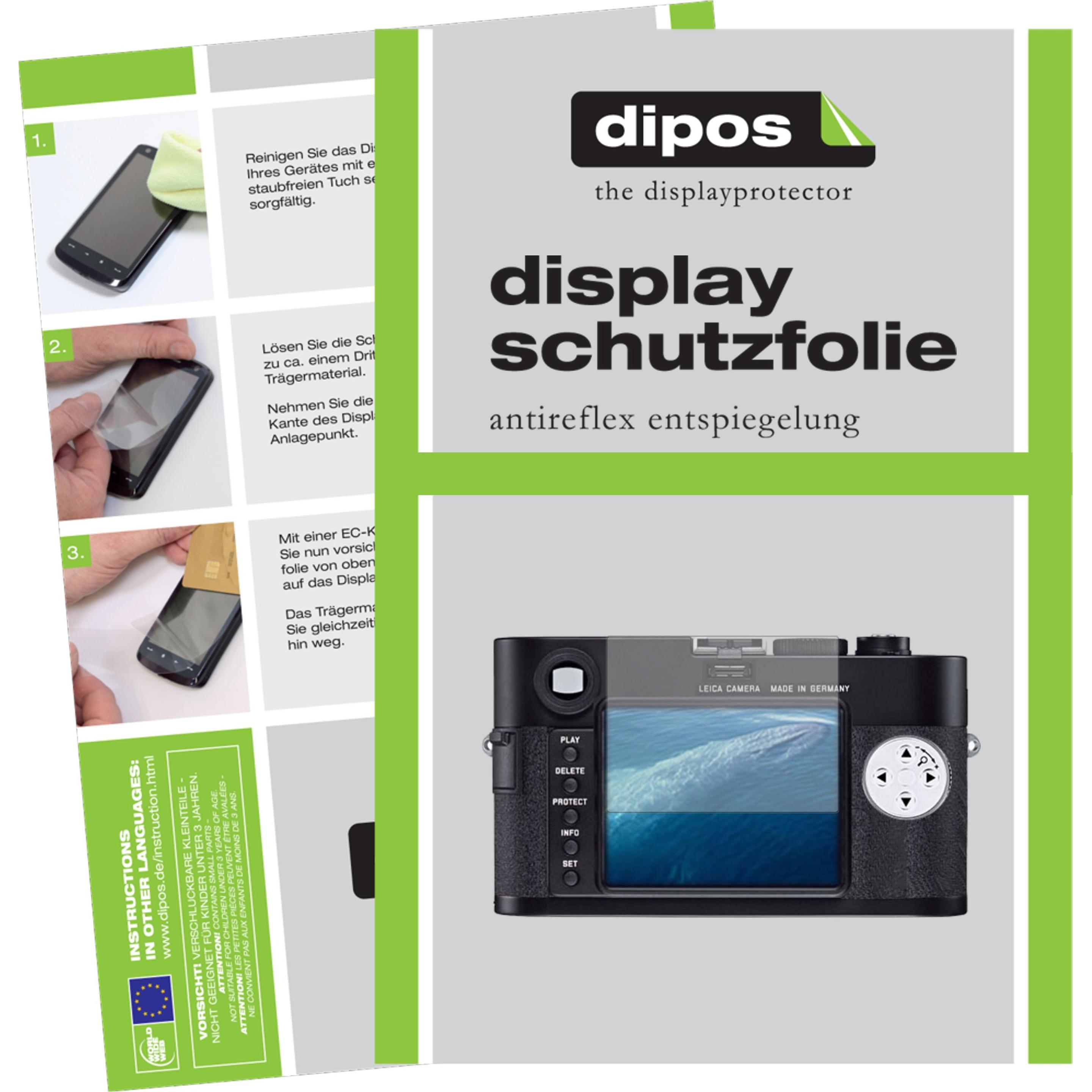 Dipos Displayschutzfolie Antireflex (Displayschutz, Leica M10), Kameraschutz, Transparent