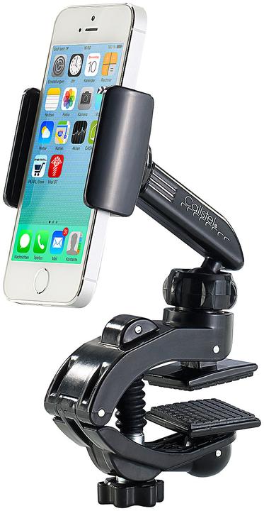 Image du produit Callstel Support automobile pour smartphone avec pince à vis et rotule