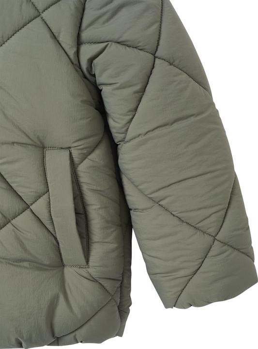 Produktbild Vertbaudet Mädchen Kapuzen-Steppjacke mit Teddyfleece-Futter, Wattierung Recycling-Polyester (122)