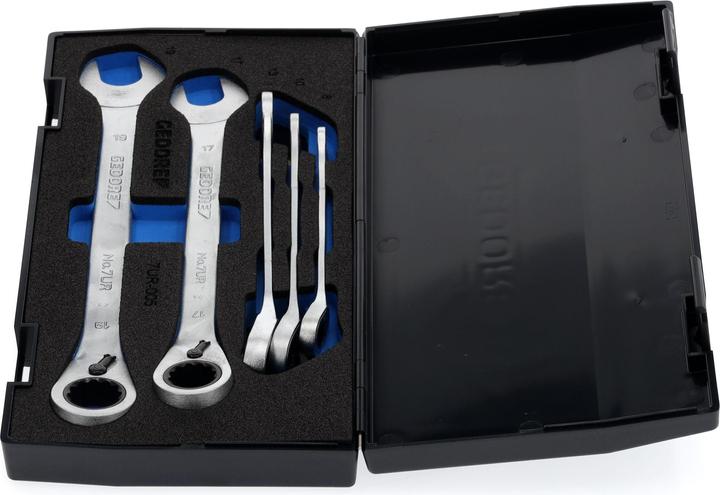 Actual product image Gedore Combination ratchet wrench set (18 mm, 19 mm, 9 mm, 8 mm, 10 mm, 14 mm, 11 mm, 12 mm, 17 mm, 15 mm, 13 mm, 16 mm)