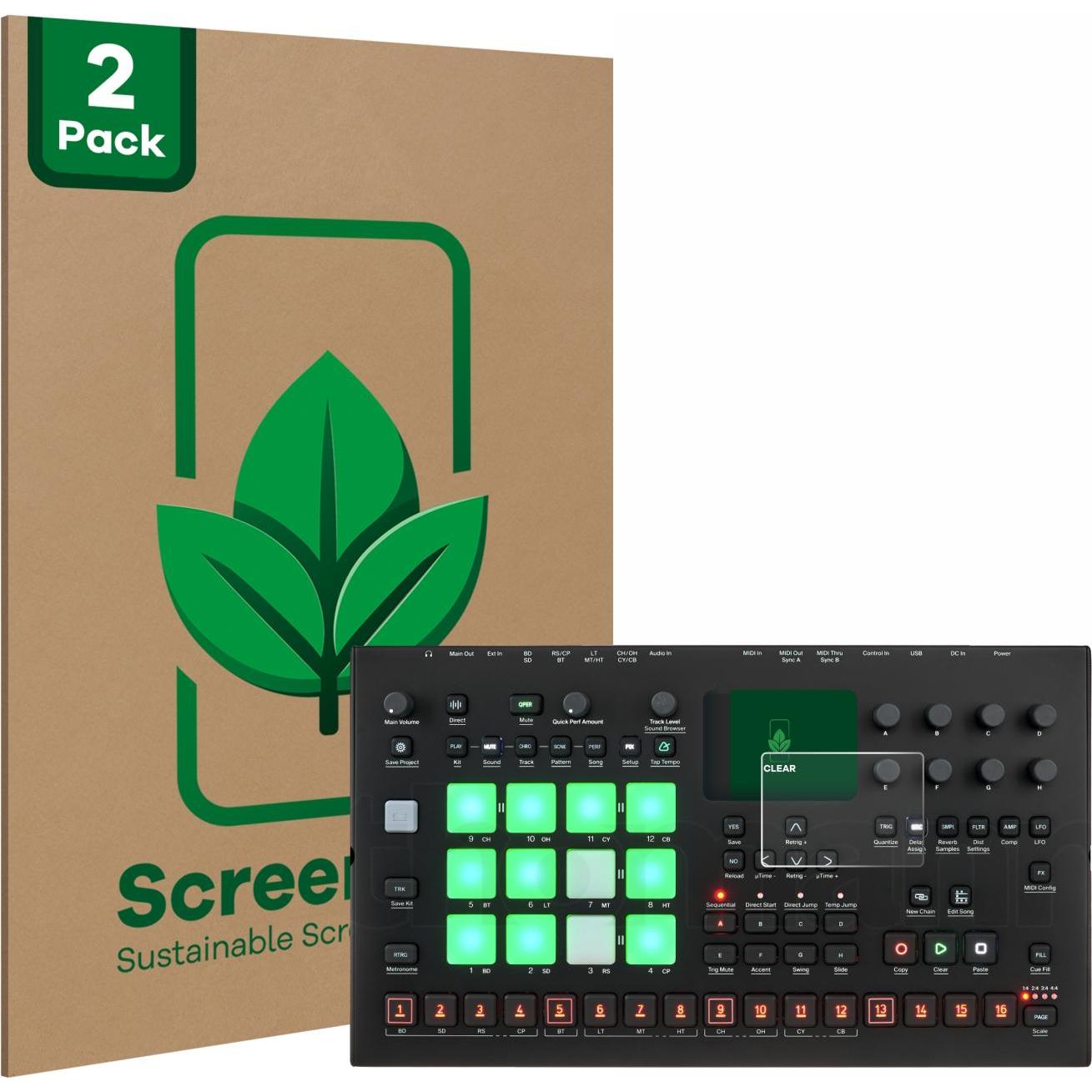 Thumbnail - ScreenLeaf Schutzfolie nachhaltiger Displayschutz Display Schutz Folie Klar Transparent, Audio Zubehör, Transparent