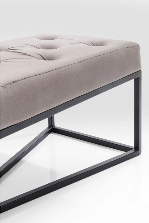 Produktbild Kare Design Bank Crossover Grau Schwarz 150x40cm (150 cm)