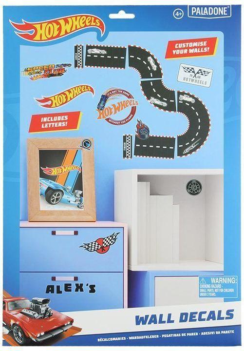 Actual product image Paladone Products Paladone Hot Wheels Personalisation Wall Decals