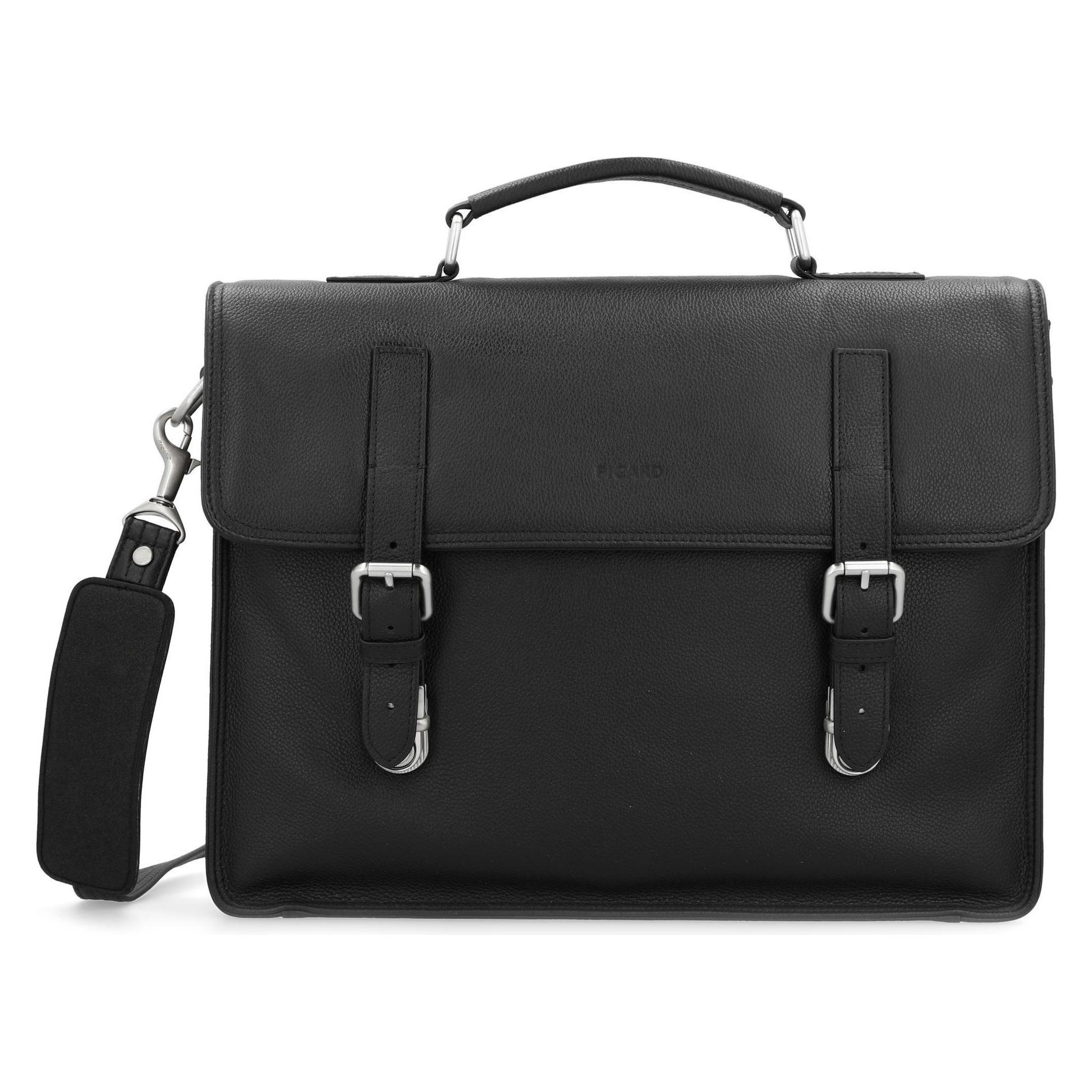 Picard, Handtasche, Milano Aktentasche Leder 38 Cm, Schwarz