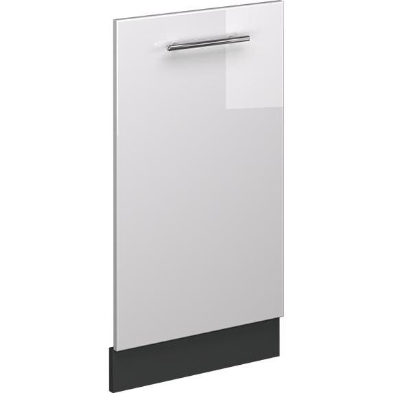 Vichy Geschirrspülblende Fame-Line, Weiss Hochglanz/Anthrazit, 45 cm ohne Arbeitsplatte, Geschirrspüler Zubehör, Weiss