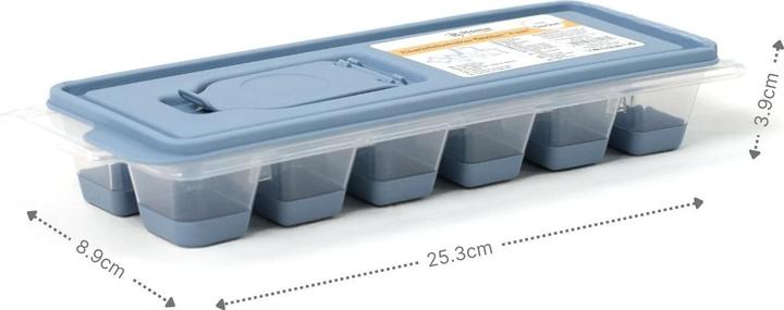Produktbild B-Home Eiswürfelbehälter mit Deckel und Eingiesshilfe Eiswürfelform