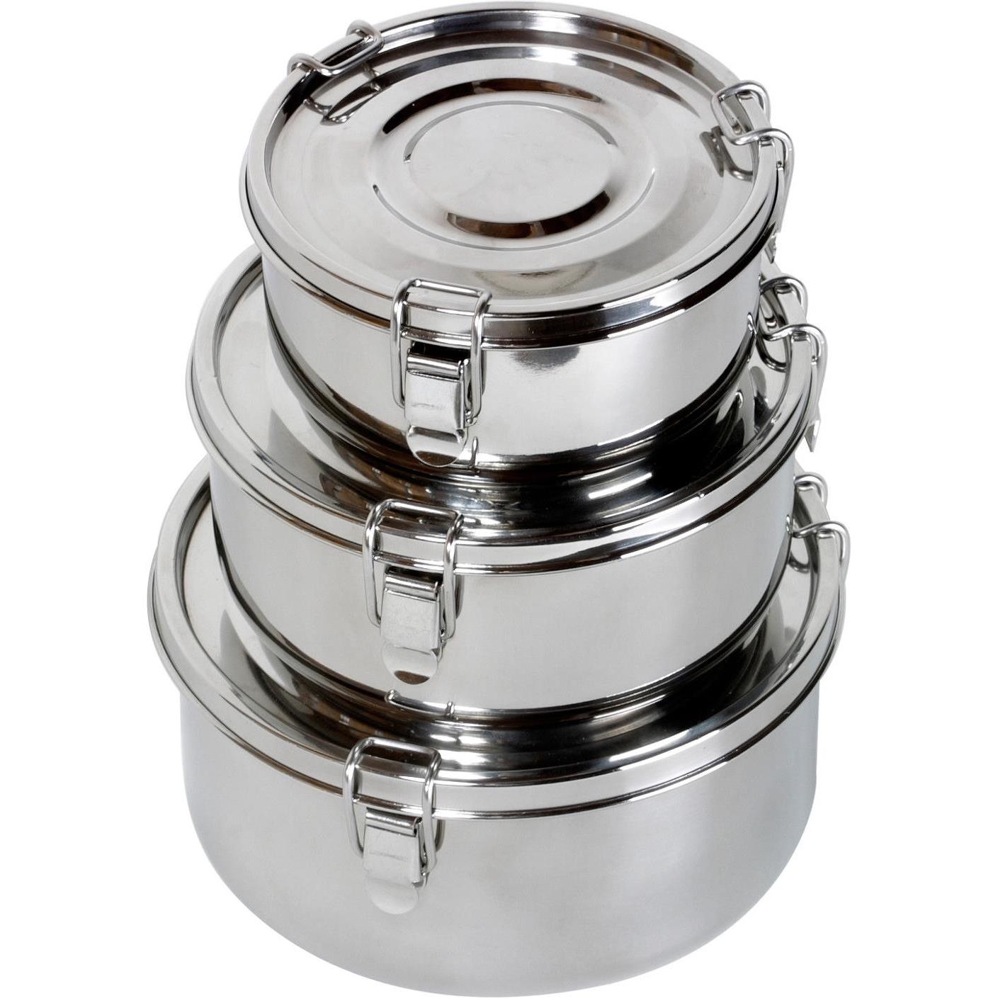 Thumbnail - Outdoor Spirit Edelstahl Food Container, Lunchbox, Grau