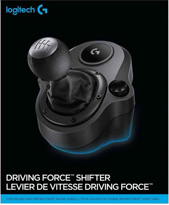 Actual product image Logitech G Driving Force Shifter for Driving Force G29 & G920 (PC, PS4, Xbox One X, PS5, Xbox Series X)