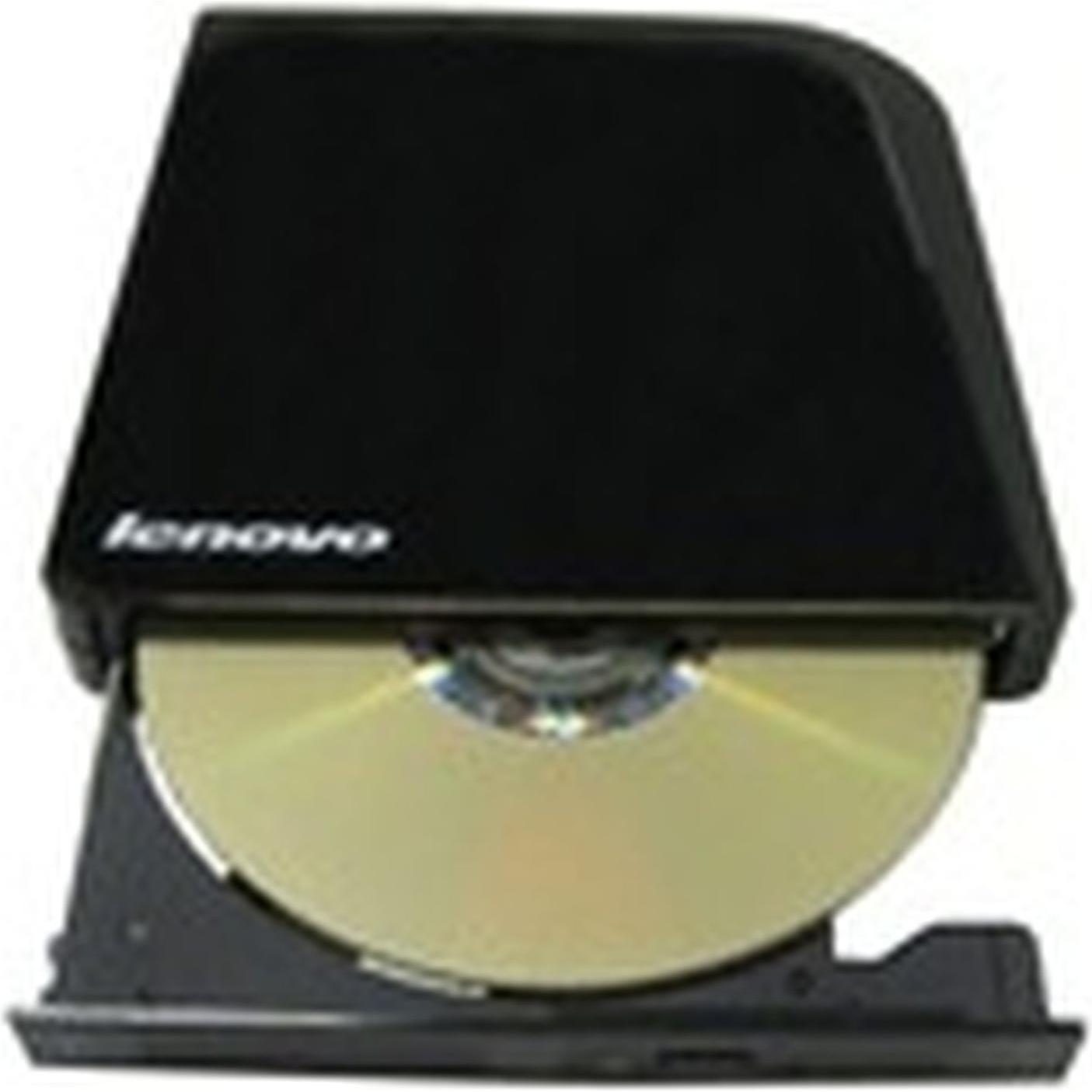 Lenovo externer USB DVD-Dual Super Multi DL Brenner (DVD Brenner, DVD Laufwerk), Optisches Laufwerk,