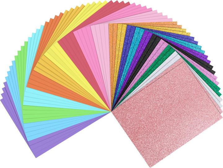 Immagine prodotto Loklik Bundle di cartoncini - 20 colori - 60 pezzi (180 g/m², 60x)