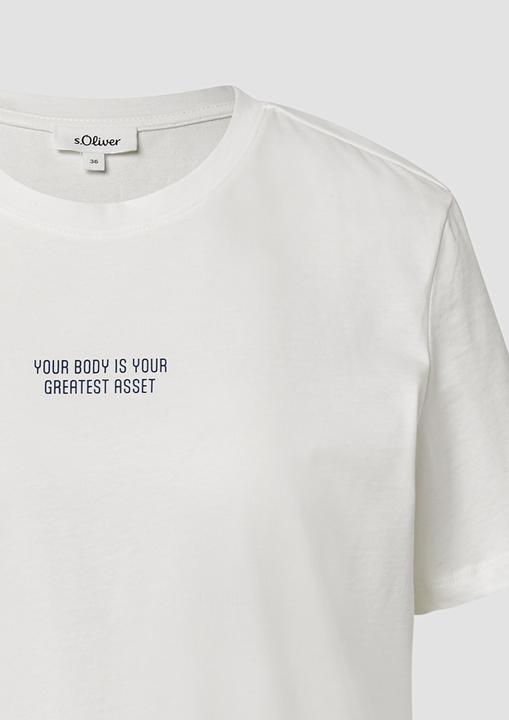 Produktbild S.Oliver T-Shirt T-Shirt mit Front- und Rückenprint (42)