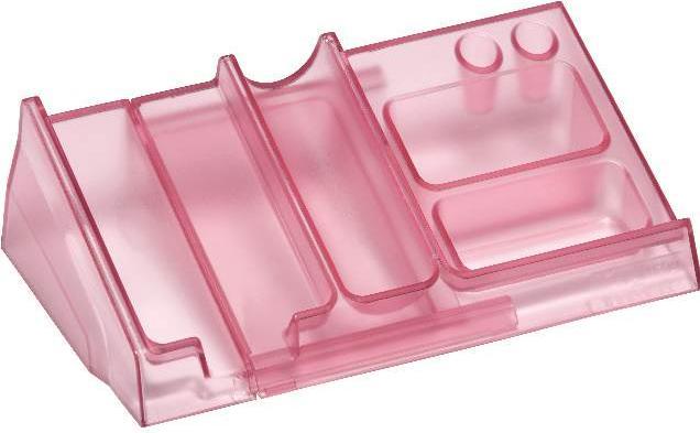 Helit Writing organizer PET t.red