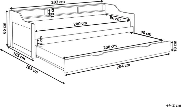 Produktbild Beliani Edern (90 x 200 cm)