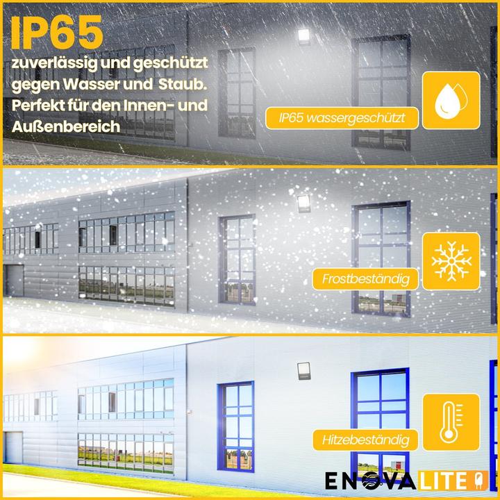 Produktbild Enovalite ELED 400101 - LED-Flutlicht, 150 W, 4000 K, 19500 lm, IP65 (19500 lm, IP65)