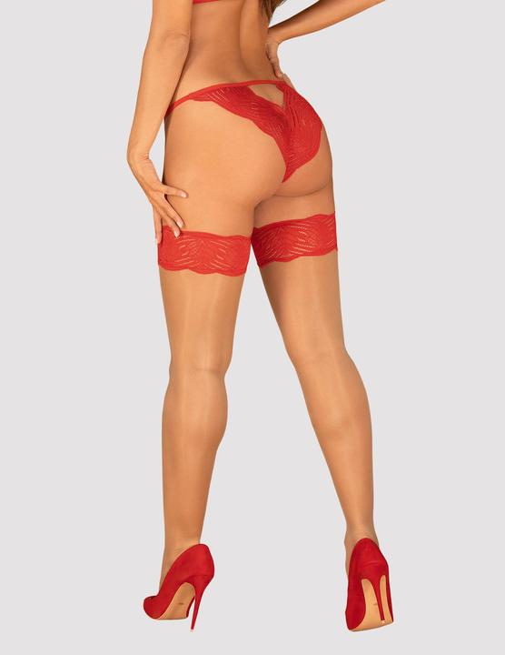 Immagine prodotto Obsessive Calze Mellania - Rosso (XL)