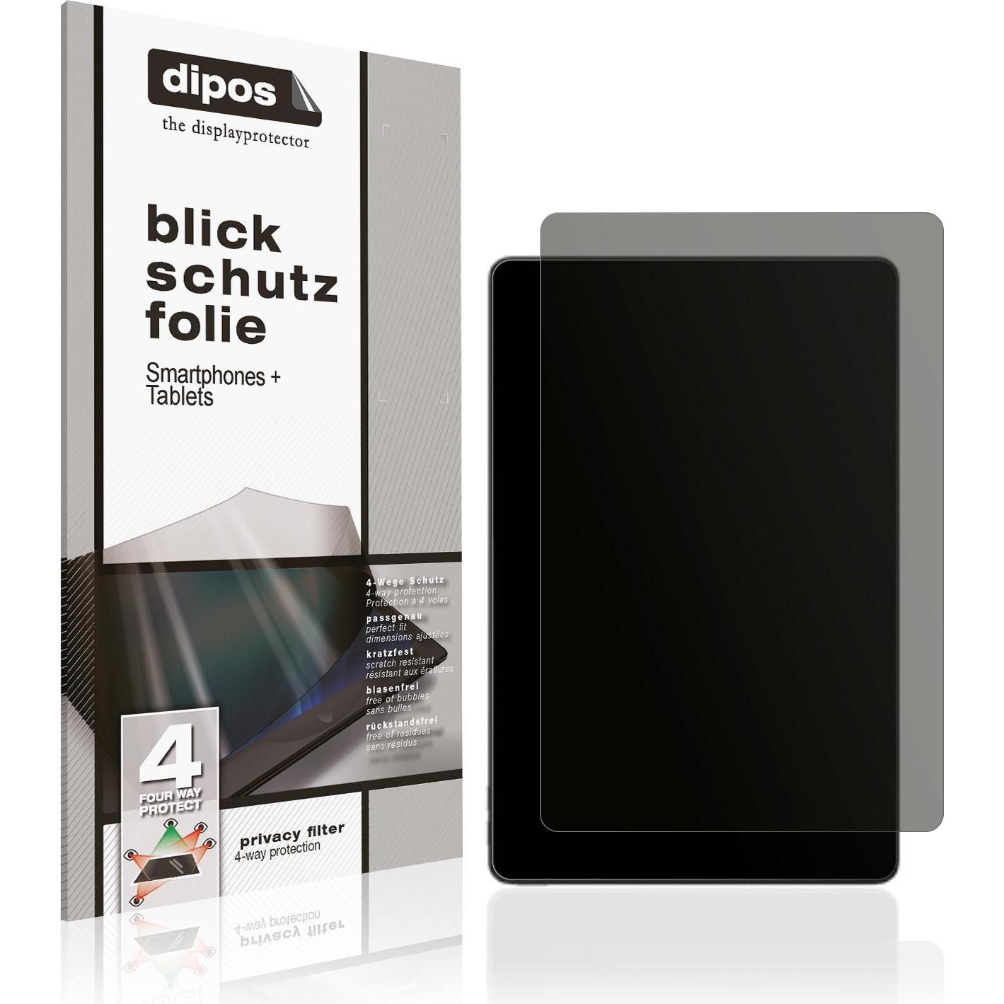 Dipos Privacy Blickschutzfolie 4-Way (1 Stück, Lenovo Tab M11), Tablet Schutzfolie
