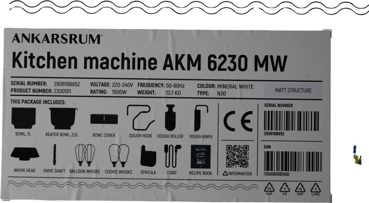 Immagine prodotto Ankarsrum Assistente Originale 6230 (1500 W, 7 l)