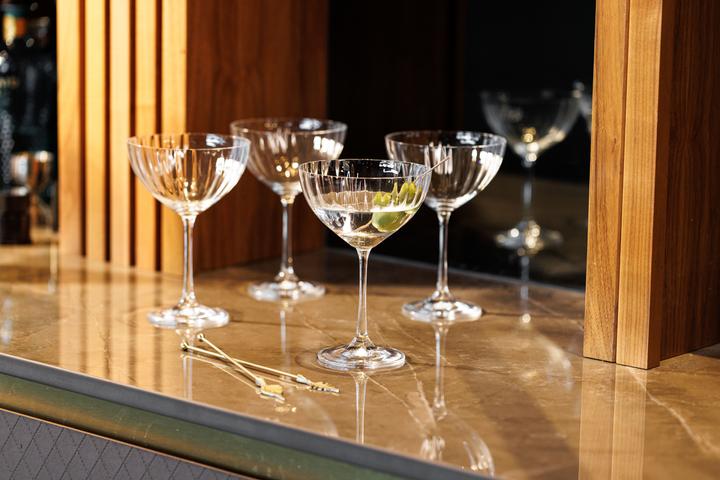 Mikasa Bicchieri coupé in cristallo Treviso, set di 4, 300ml (0.30 l, 4 x)