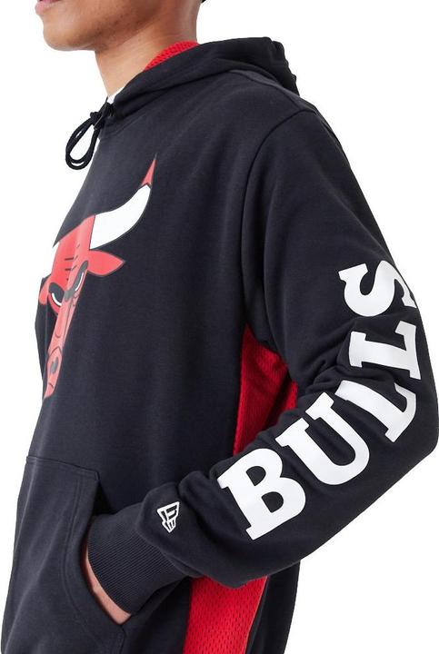 Immagine prodotto New Era Felpa con cappuccio oversize MESH PANEL Chicago Bulls (S)
