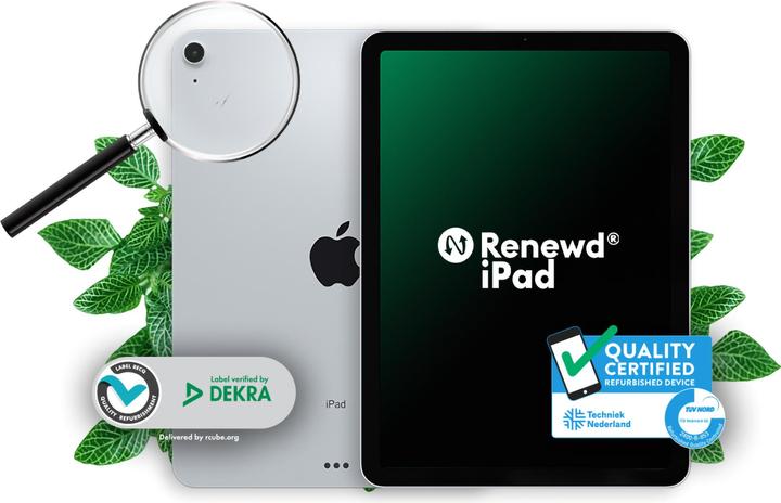 Produktbild Renewd iPad Air 4 WiFi (10.90", 64 GB, Silver, A / Wie neu)